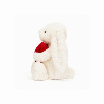 Jellycat Bashful Red Love Heart Bunnies New Zealand | MZPEA7628